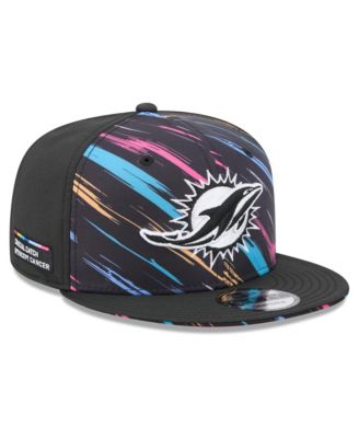 Men's Black Miami Dolphins 2026 NFL Crucial Catch 9FIFTY Snapback Hat