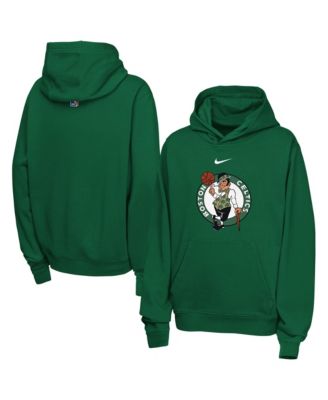 Big Boys' and Girls' Kelly Green Boston Celtics Essential Logo Club Hoodie