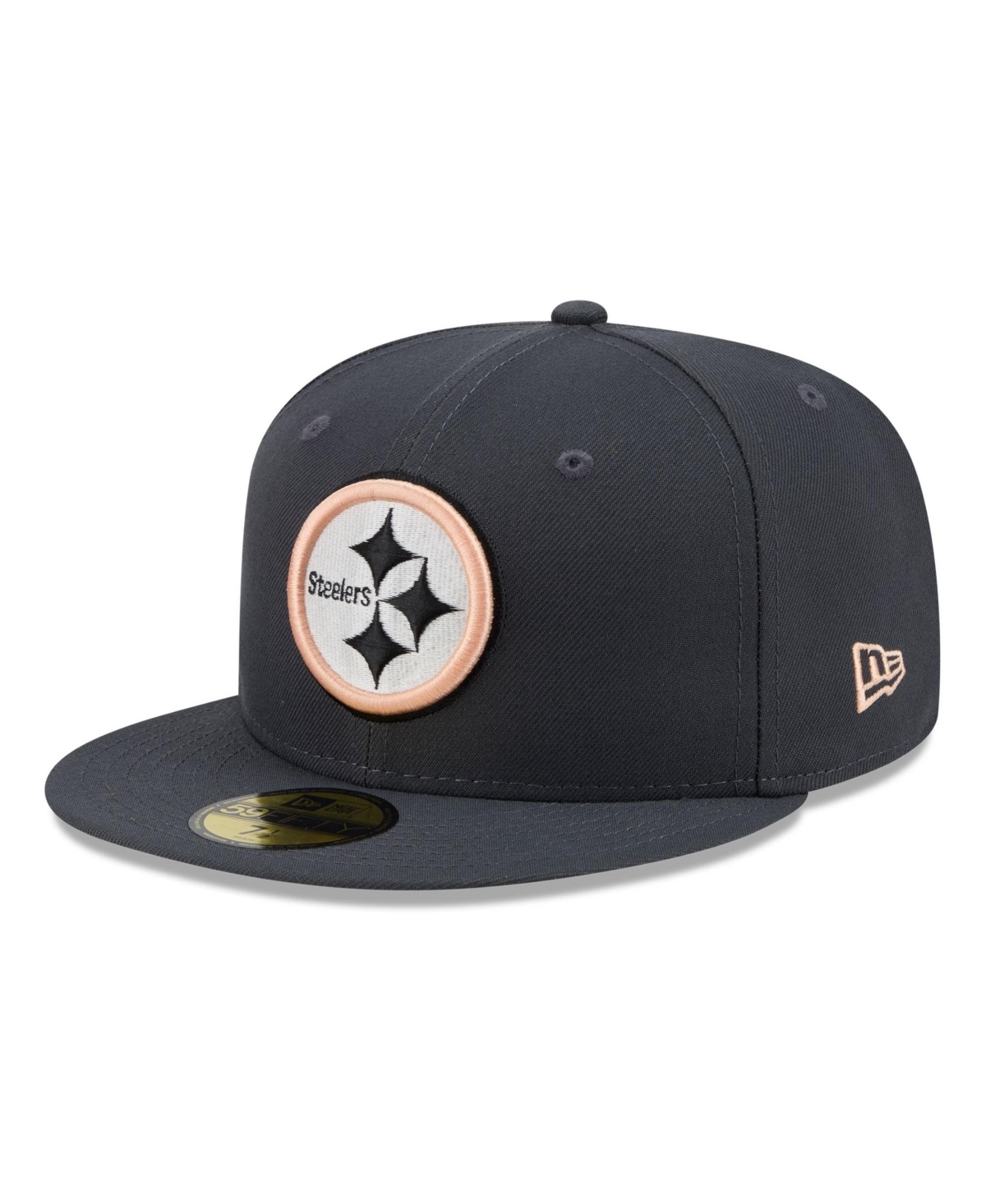 New Era Men's Gray Pittsburgh Steelers Fall Glow 59FIFTY Fitted Hat - Gray