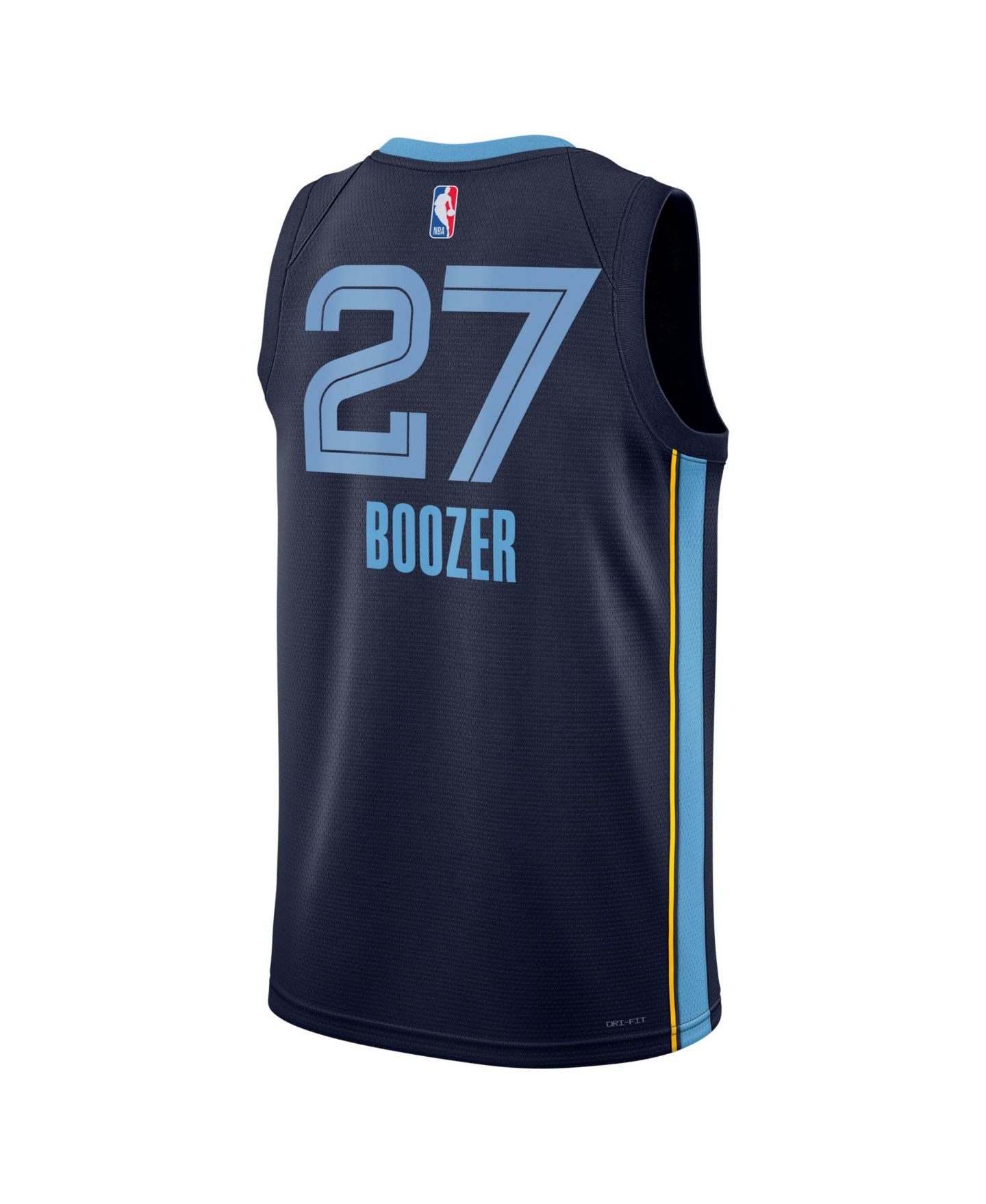 Детский топ Nike Cameron Boozer Navy Memphis Grizzlies Swingman Icon Edition Jersey — фото 2