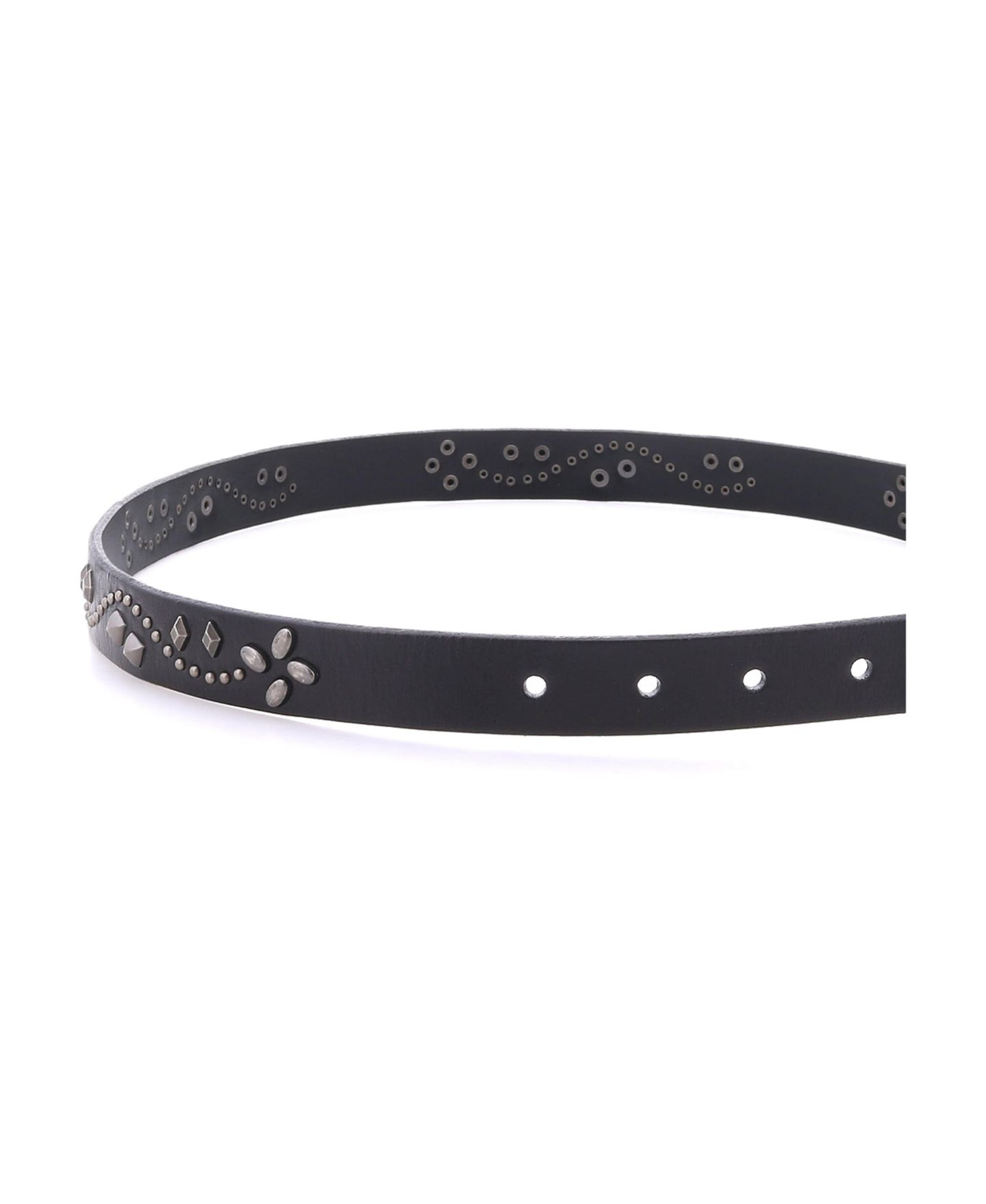 Женский ремень Roan Studded Skinny Leather Tackson — фото 3