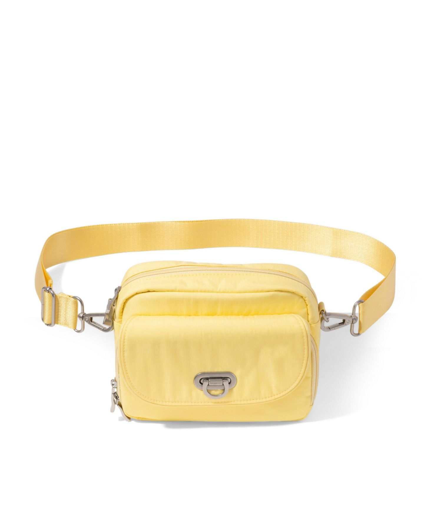 Женская сумка Baggallini Coastal Flip Lock Camera Bag Crossbody, цвет: Сливочный жёлтый — фото 4