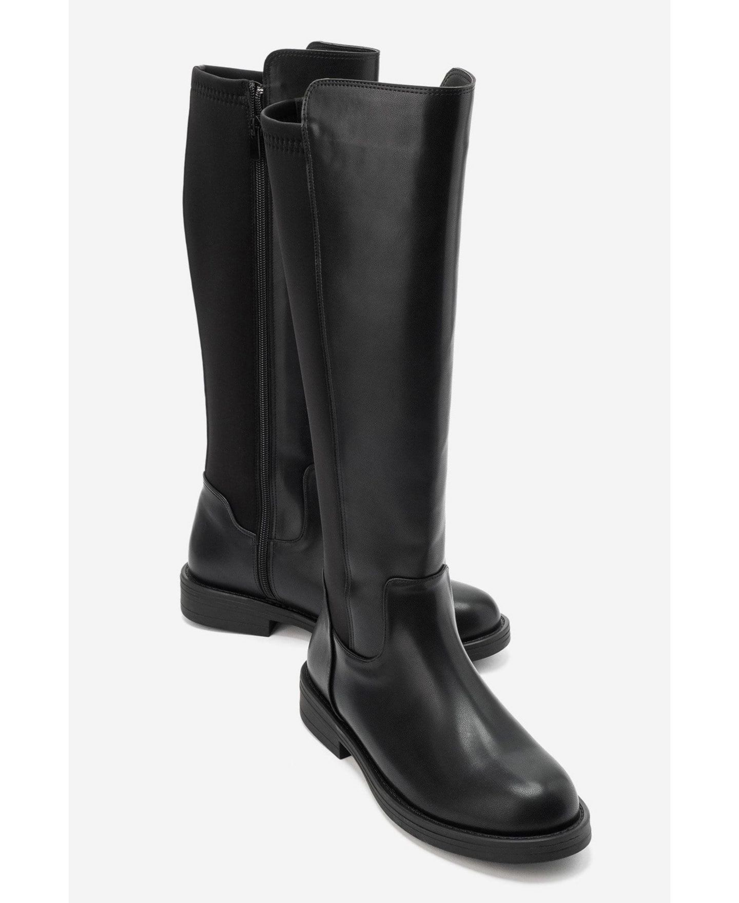 Женские ботинки Prologue Shoes Coly Stretch Knee High, цвет: Чёрный — фото 4