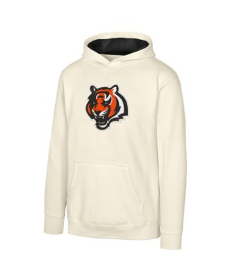 Big Boys' and Girls' Natural Cincinnati Bengals Prime Pullover Hoodie