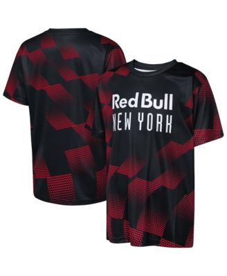 Big Boys' and Girls' Black New York Red Bulls Sheer Thrill T-Shirt