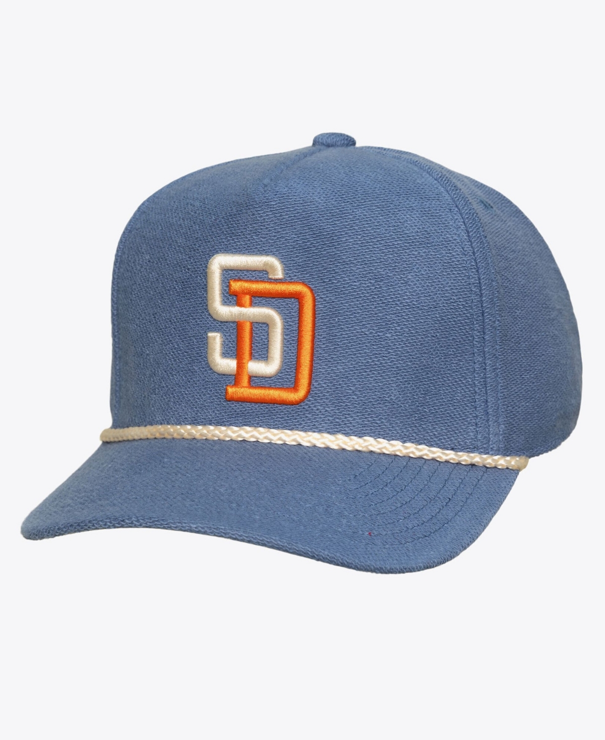 Mitchell & Ness Men's Navy San Diego Padres Heritage Hues French Terry Snapback Hat - Navy