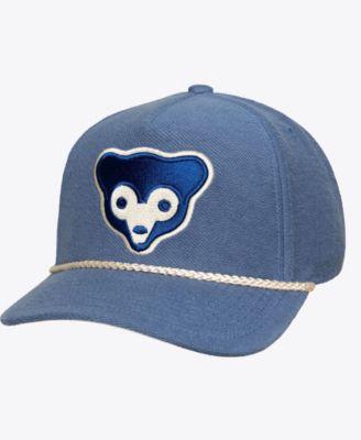 Men's Navy Chicago Cubs Heritage Hues French Terry Snapback Hat