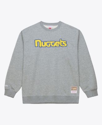 Men's Heather Gray Denver Nuggets Walk-Off Fleece Sweatshirt
