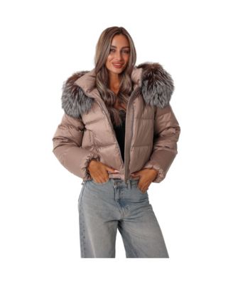 Alaska Outerwear Women's Kyle Genuine Fur Down Jacket