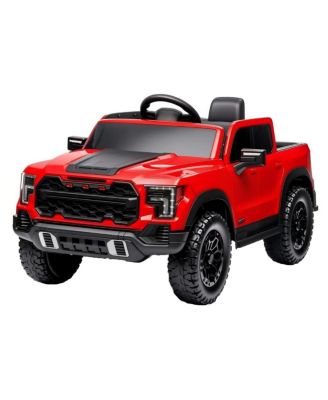12V Electric Ride On Pickup Truck with Dual-Mode & Four-Wheel Shock Absorption, Ages 3-6