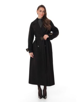 Women's Madeline Cashmere/Wool Blend Double-Breasted Overcoat