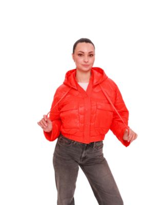 Women's Lexi Cropped Hooded Puffer Jacket