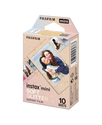 Instax Mini Soft Glitter Instant Film, 10 Exposures