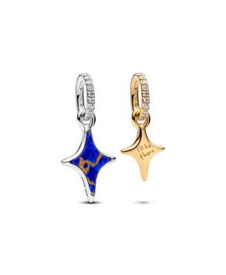 Imitation Lapis Lazuli and Cubic Zirconia Splittable Stars Double D Charm