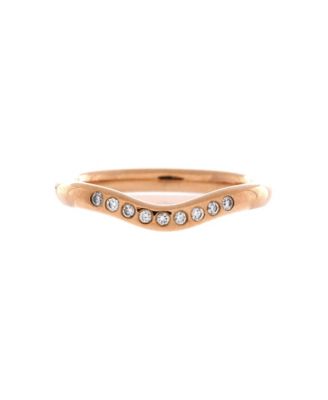 Pre-Owned Tiffany and Co Elsa Peretti Curved Wedding Band Ring