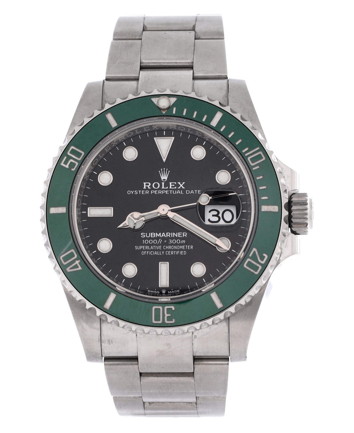 Pre-Owned Rolex Oyster Perpetual Submariner Starbucks Date Automatic Watch in Stainless Steel and Cerachrom 41mm - Dial color: black