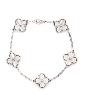 Pre-Owned Van Cleef and Arpels Vintage Alhambra 5 Motifs Bracelet