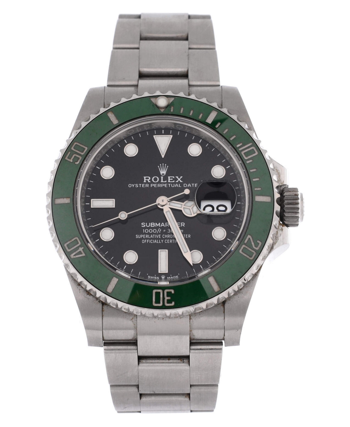 Pre-Owned Rolex Oyster Perpetual Submariner Starbucks Date Automatic Watch in Stainless Steel and Cerachrom 41mm - Dial color: black