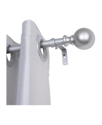 D3 3/4-Inch Adjustable Decorative Curtain Rod, 28-48 Inches, Single Set