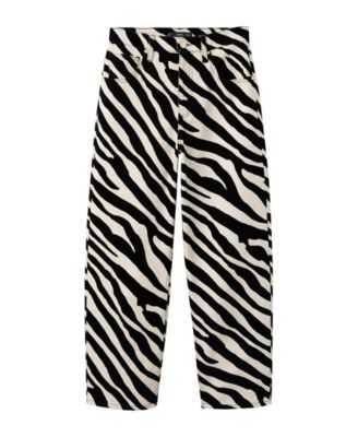 Women's Zebra Balloon Cotton Pants
