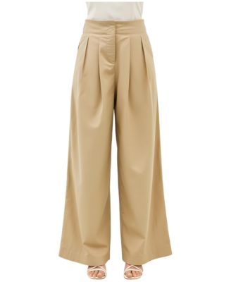 Women's Alexandra High-Rise Pleated Wide-Leg Pants