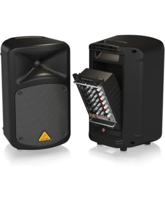 EUROPORT EPS500MP3 500W 8-Channel Ultra-Compact Portable PA System with MP3 Player