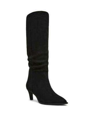 Women's Heksly Wide-Calf Slouchy Heeled Tall Dress Boots