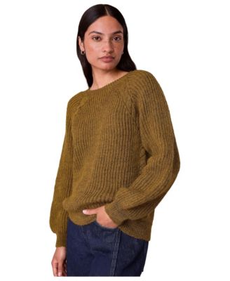 Plus Size Cable-Knit Crewneck Long-Sleeve Sweater