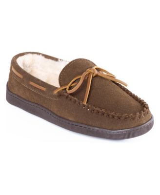 Men's Pile-Lined Indoor-Outdoor Moccasin Slippers