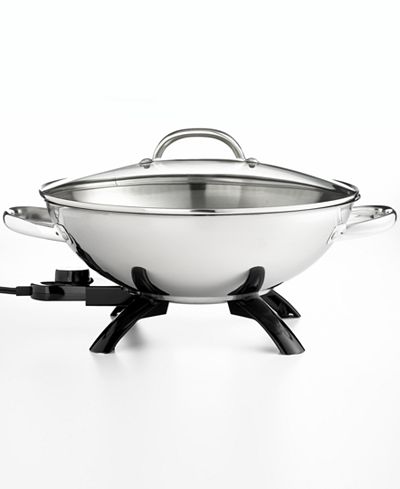 Presto Stainless Steel Electric Wok Small Appliances