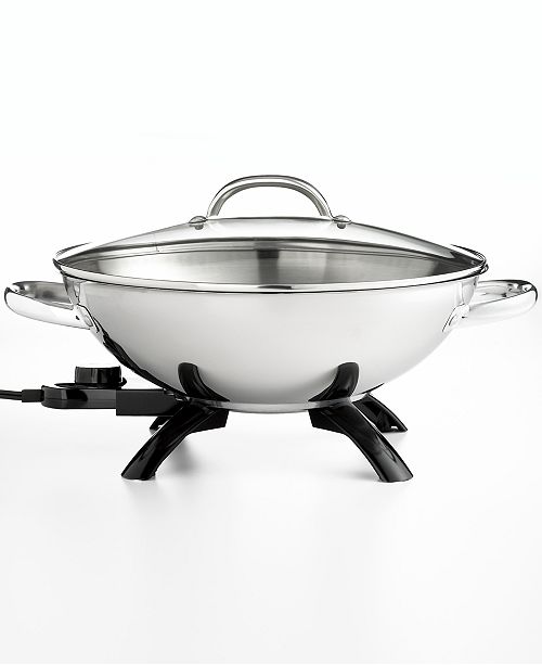 Presto Stainless Steel Electric Wok & Reviews Small Appliances