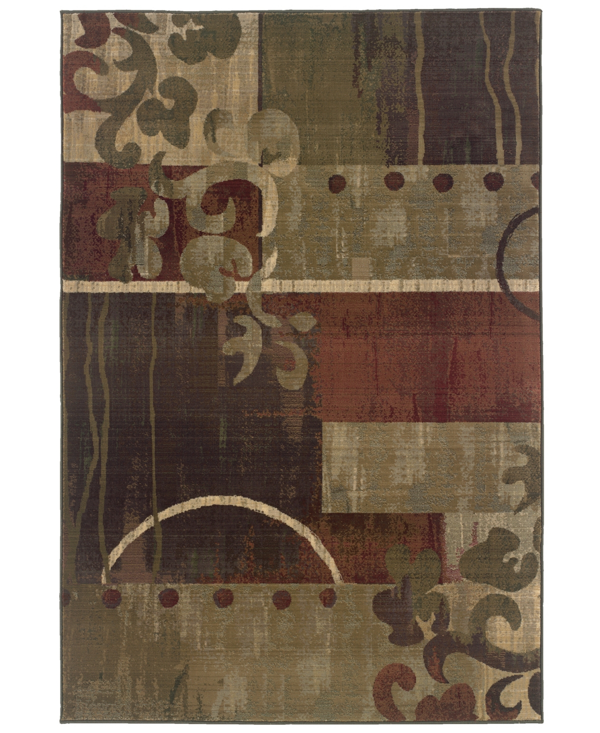 Oriental Weavers, Generations 8007A Tranquility 7'10in x 11in Area Rug