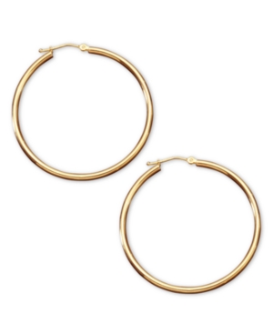 image of 14k Gold Hoop Earrings