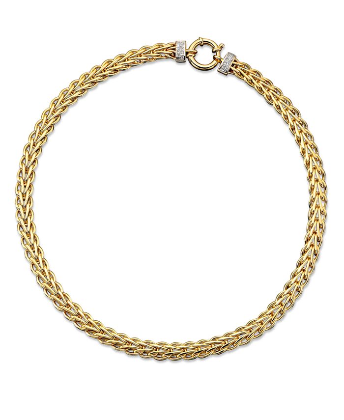 14k gold top spiga chain