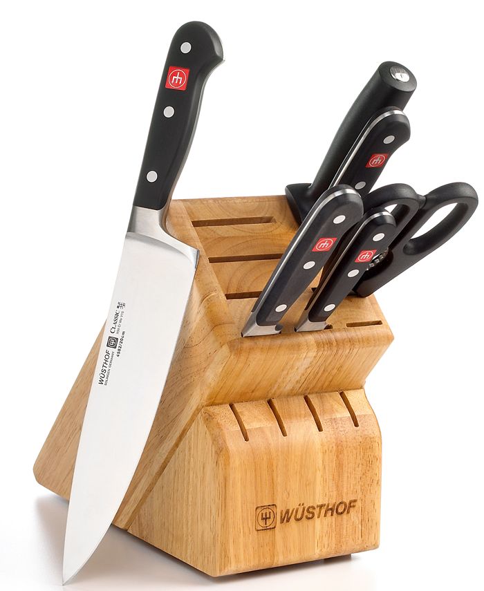 Wüsthof Classic 7 Piece Knife Block Set Macy's