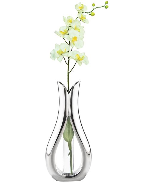 Nambe Nambe Tulip Bud With Silk Orchid Vase Reviews Vases