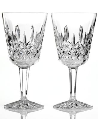 Waterford - Goblets, Set of 2 Lismore