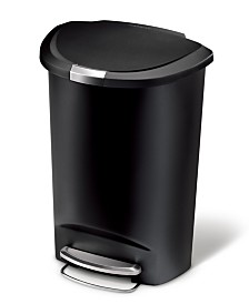Trash Can, 50L Plastic Step Can