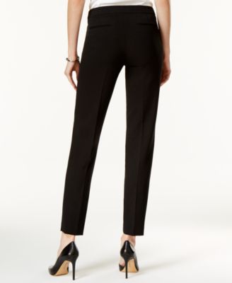 calvin klein skinny crepe pants