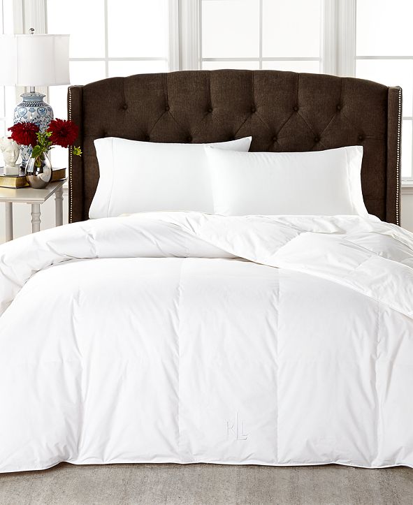 Lauren Ralph Lauren Medium Weight White Down King Comforter, 100