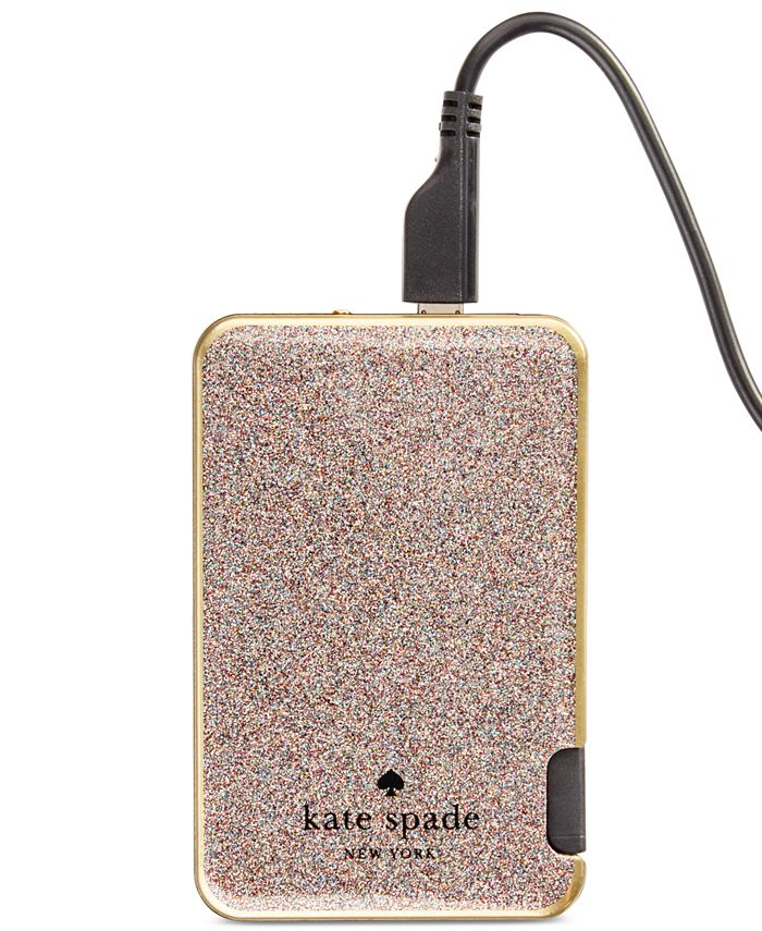 kate spade new york Glitter Slim Battery Bank & Reviews - Handbags &  Accessories - Macy's