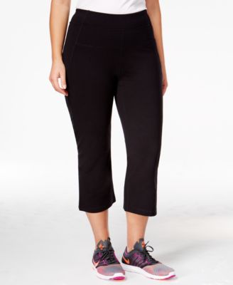 Calvin Klein Performance Plus Size Slimming High Waisted Capri Leggings Macy s