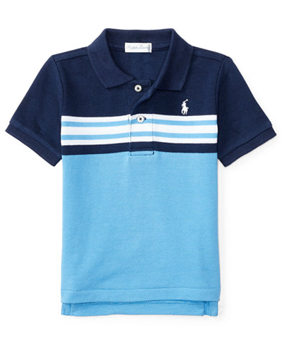 Ralph Lauren Colorblocked Polo, Baby Boys (0-24 months) - Shirts & Tees ...