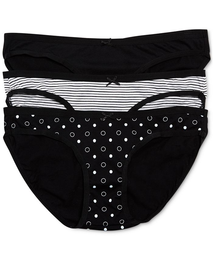 Jessica Simpson Maternity Bikini Briefs, 3-Pack - Macy's