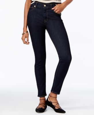 7 For All Mankind High Waist Ankle Skinny Jeans - Jeans - Women - Macy's