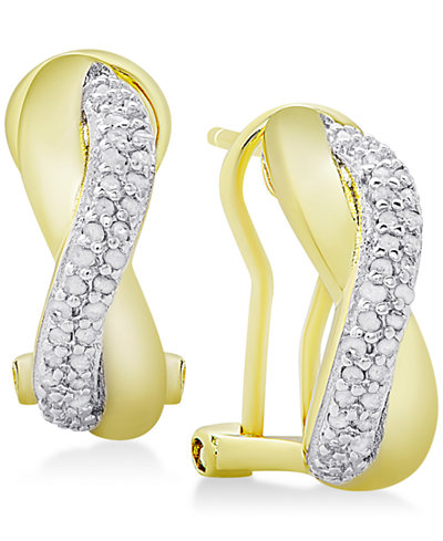 Diamond Twist Hoop Earrings (1/2 ct. t.w.)