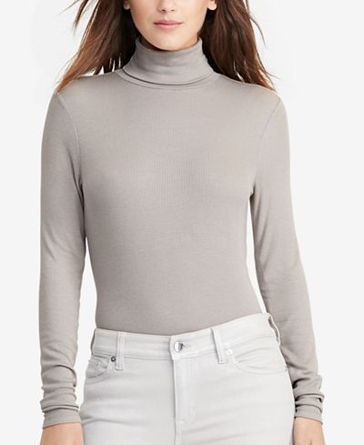 Lauren Ralph Lauren Ribbed Jersey Turtleneck