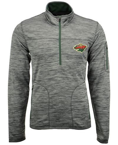 G-III Sports Men's Minnesota Wild Fast Pace 1/4 Zip Pullover