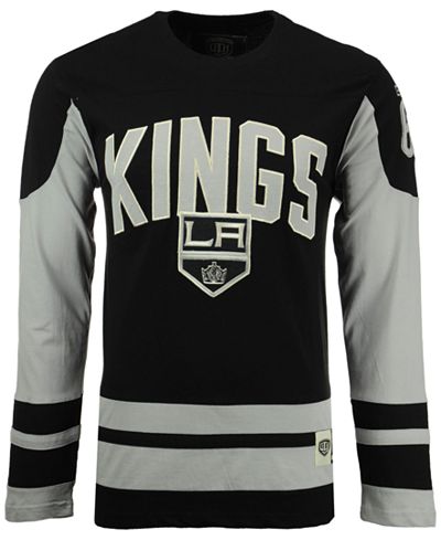 Old Time Hockey Men's Los Angeles Kings Dufferin Hooded Long Sleeve T-Shirt