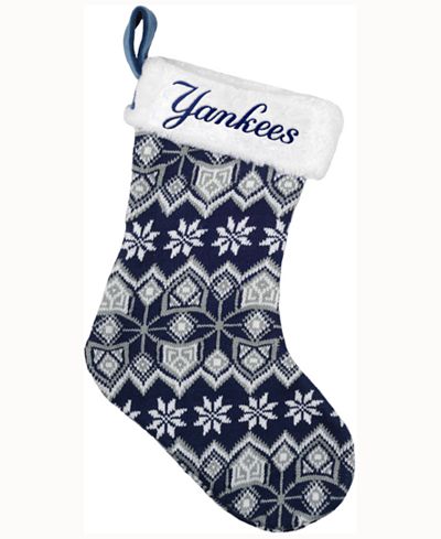 Forever Collectibles New York Yankees Ugly Sweater Knit Team Stocking